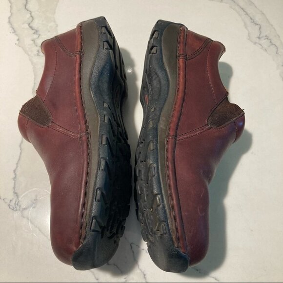 RED WING Sz 6 Leather Round Squarish Slip On Loafers Shoes - Picture 3 of 12